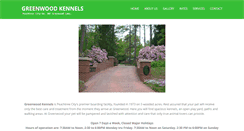 Desktop Screenshot of greenwoodkennels.com